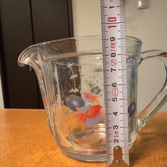 18：ガラス製金魚柄急須の画像