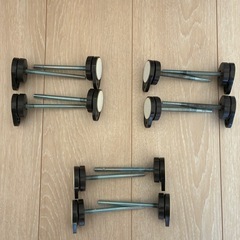 値下げ　Croomy ベビーゲート ママトール　ブラウン　3本セットの画像