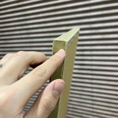 木目調　置き型全身鏡の画像