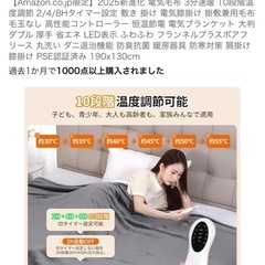 電気毛布の画像