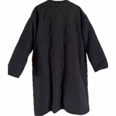 リバーシブルノーカラーボアコートの画像