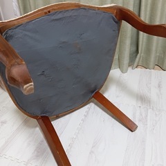 英国　アンティーク家具　1人がけソファー　ナーシングチェア
の画像