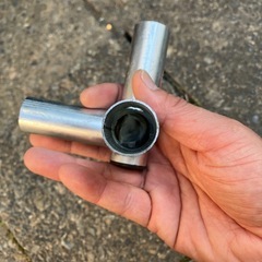 自転車テント　ポール　ジョイント部分の画像