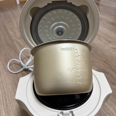 レコルト　コンパクトライスクッカー　炊飯器の画像