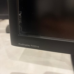 モニターhp P222va（本体、画面カバー、電源コード）1587の画像