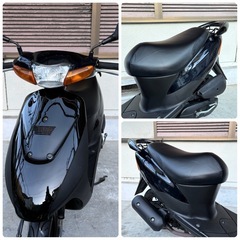 羽根モノ　レッツ2 爆速　2スト　CA1PA 3030km バッテリー新品　シートカバー新品の画像