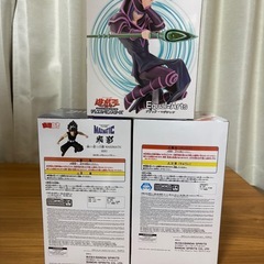 【新品・未開封】幽遊白書 飛影/うずまきボルト フィギュア/遊戯王 ブラック・マジシャンの画像