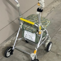 シルバーカー　花柄　美品！の画像