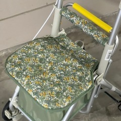 シルバーカー　花柄　美品！の画像