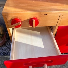 おままごと用　木製キッチンの画像