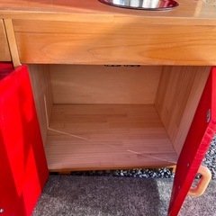 おままごと用　木製キッチンの画像