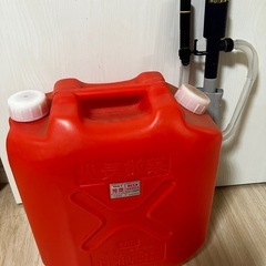 DAINICHI 石油ファンヒーター＋灯油タンク・ポンプ付き 動作確認済みの画像