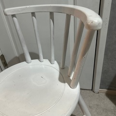 チェア 1脚 ホワイト　の画像