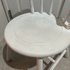 チェア 1脚 ホワイト　の画像