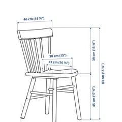 【受取人確定済】IKEA NORRARYD ノッラリード 椅子 ダイニングチェア チェア　赤の画像