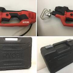 【🍀美品】京セラ(Kyocera) 旧リョービ 電気のこぎり ASK-1010 【木材からステンレスの切断まで幅広く使えるDIY木工に便利な万能タイプ】 切断能力 (庭木)径45mm・(木材)厚さ40mm・(軟鋼板)厚さ3.5mm・(塩ビパイプ)径120mm 618403Aの画像