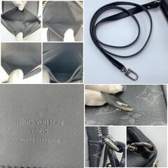 Louis Vuitton ルイヴィトン モノグラムエクリプス リバース ダブルフォンポーチ ショルダーバッグ クロスボディ 近年 希少 美品 レザー メンズ RFIDタグ M69534の画像