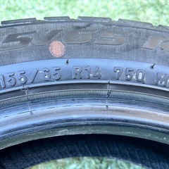 スタッドレスタイヤ 4本セット ピレリ 155/65R14の画像