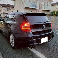 BMW116i Mスポーツ　H19　車検8/6　走行48000ｋ　社外HDDナビ＆カラーバックカメラ　ＥＴＣ　純正エアロ＆専用17ＡＷ　赤/黒フルレザーシート　キセノン＆フォグ　1オーナー新車時より記録10枚　の画像