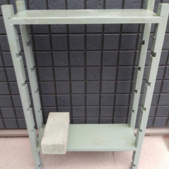 ヤクルトボックス（保冷受箱）の木製台（ヤクルトボックスは出品対象ではありません）の画像