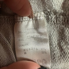 花柄 ハーフパンツ スウェット生地 Lサイズ ウエストゴム 紐付き の画像