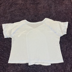 【西松屋】シンプル短肌着水色【50-60】の画像