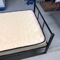 ニトリ シングルパイプベッドフレーム&マットレスの画像