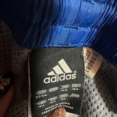 adidas（アディダス）ウインドブレーカー パンツ 青／長ズボンの画像