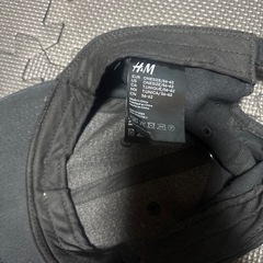 H＆M キャップ ブラックの画像