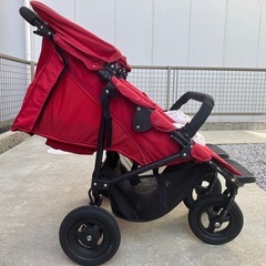 AirBuggy エアバギー ココダブル 2人乗り ベビーカー 双子用 赤ちゃん 空気入れ クッション 雨除けカバー ドリンクホルダー 付属の画像