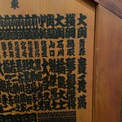 【年内限り】大相撲の板番付表の画像