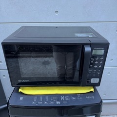 100⭐️2024.22.21年製★シャープ冷蔵庫オーブンレンジハイアール洗濯機ブラック黒 の画像