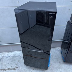 100⭐️2024.22.21年製★シャープ冷蔵庫オーブンレンジハイアール洗濯機ブラック黒 の画像