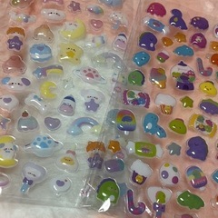 ぷくぷくシール4枚セットの画像