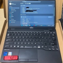 [極美品]LIFEBOOK UH90/E3,第11世代 i7-1165G7,16G,512G,約800g,Win11の画像