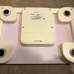 OMRON HBF-216 体重計　ホワイトの画像