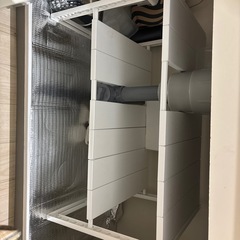 ニトリ シンク下 伸縮ラックの画像