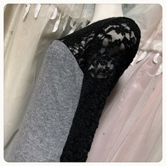 ‪꒰DIVASOUL꒱‬未使用 タイトミニワンピース 灰色黒モノトーン セクシーの画像