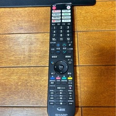 SHARP AQUOS 液晶テレビ 4T-C43DL1 43インチ 4K対応 2022年製／純正リモコン付 の画像