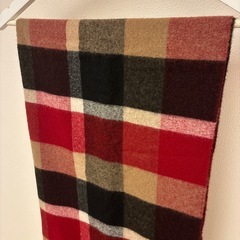 【カシミヤ100%！】【未使用！】BLUE LABELウォッシャブルマフラーの画像