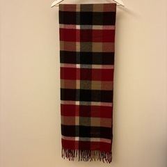 【カシミヤ100%！】【未使用！】BLUE LABELウォッシャブルマフラーの画像