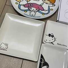 お皿9枚　サンリオ　キティ　マイメロ　キキララ　リラックマの画像