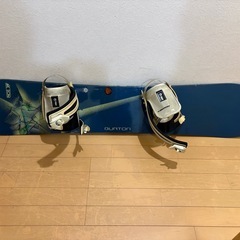 BURTON スノーボード 138cm ビンディング付き ブルー系の画像