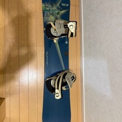BURTON スノーボード 138cm ビンディング付き ブルー系の画像