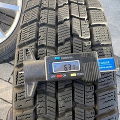 155/65R14 グッドイヤー アイスナビ7 アルミホイール付 中古 4本セット 軽自動車の画像