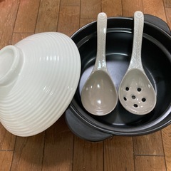 土鍋&レンゲ2種の画像