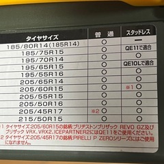 バイアスロン　非金属タイヤチェーン　クイックイージー　QE10の画像