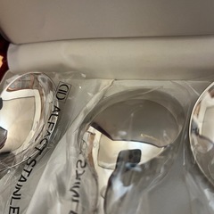 【新品未使用】ステンレススプーン✖️6の画像