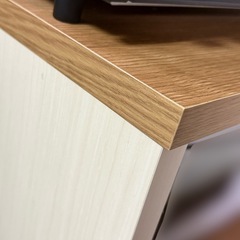 引き出し付キッチン収納棚　電子レンジラックの画像