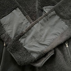 希少　XLサイズ　ユニクロ エンジニアードガーメンツ フリース ブラック 黒の画像